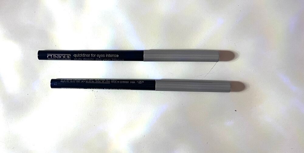 2 Clinique Quickliner For Eyes Eyeliner Intense Black NEW
